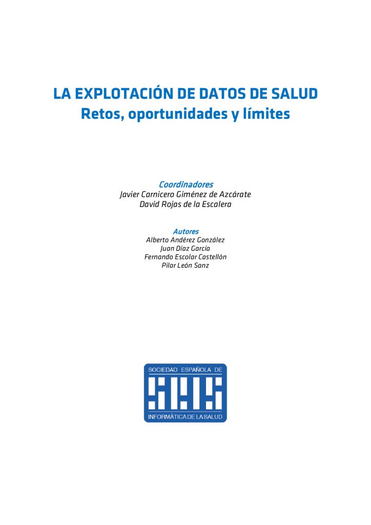 thumbnail of LA EXPLOTACIÓN DE DATOS DE SALUD